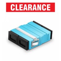 Adaptor SC Duplex MM UPC Aqua